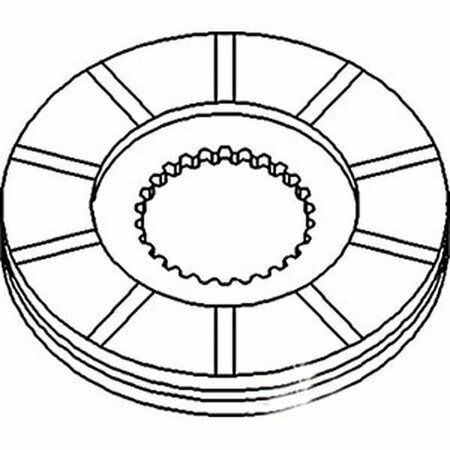 AFTERMARKET Brake Disc for White/Oliver Tractor 66 660 Super 55 Super 66 2-44 70277353